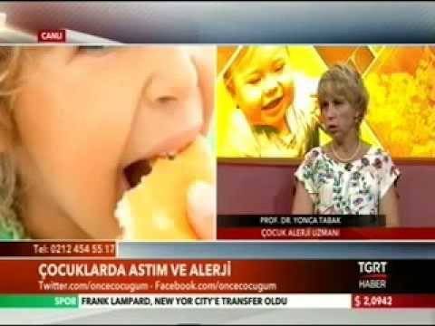 Prof. Dr. Yonca Tabak,alerji,allerji,allergene,alerji uzmanı,alerji doktoru,çocuk alerji uzmanı,çocuk alerji doktoru,alerji tedavisi,Önce Çocuğum,İlknur Üstündağ,TGRT Haber,TGRT